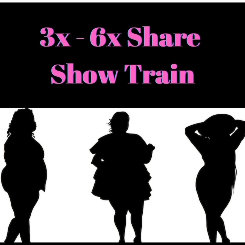 3X-6X Train Show!! 04/25/26 Unicorn Sizes!!!